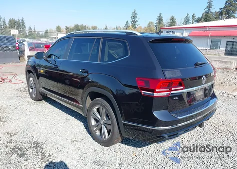 2019 Volkswagen Atlas 3.6L V6 Sel R-Line from USA, damaged, VIN 1V2RR2CA5KC565146